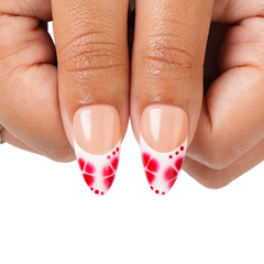Red Velvet - Medium Almond Press-On Nails - 3H Nails