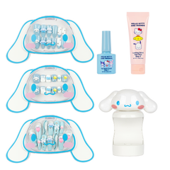 Cinnamoroll nail bundle with UV LED lamp, gel base coat and lasting solid nail glue