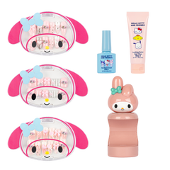 My Melody manicure bundle with UV LED lamp, gel base coat and lasting solid nail glue