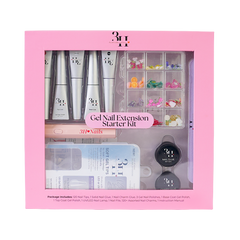 3H Nails Gel Nail Extension Starter Kit with colorful gel polish and tools, perfect for creating professional gel nail extensions.