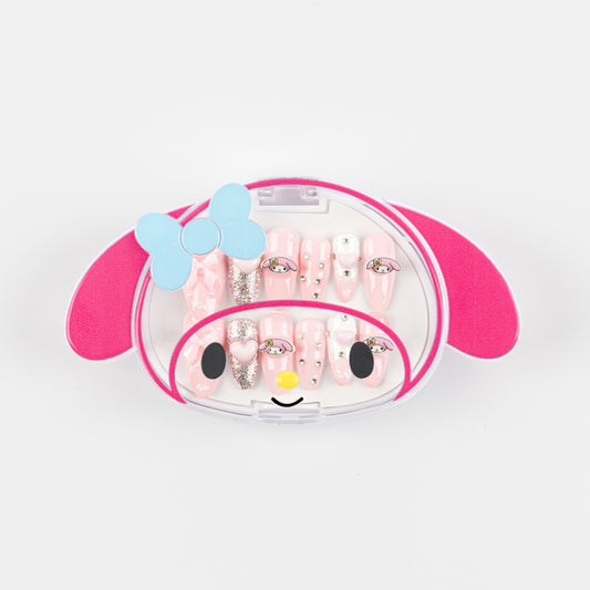 My Melody 3D Luxury Handmade Press-On Nails