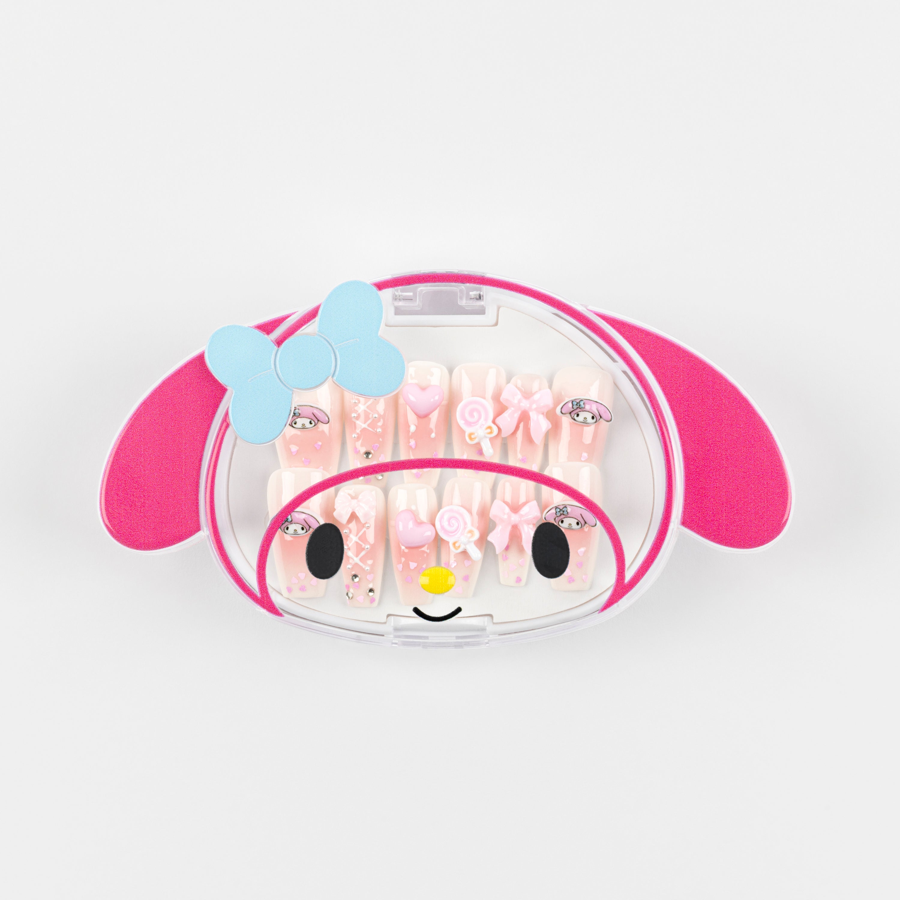 My Melody 3D Luxury Handmade Press-On Nails – 3H Nails