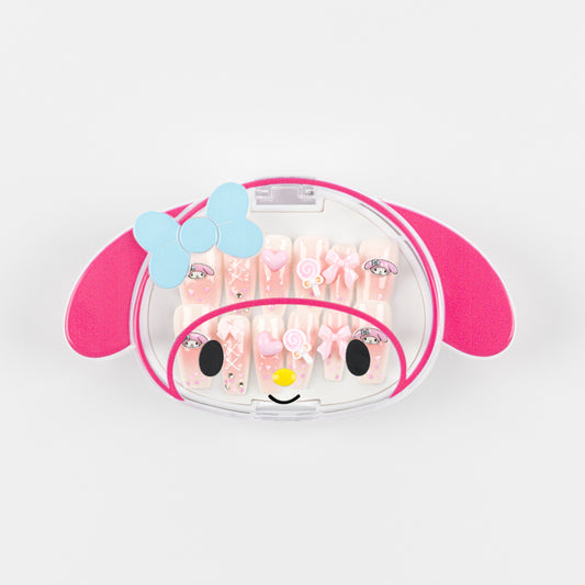 My Melody 3D Luxury Handmade Press-On Nails