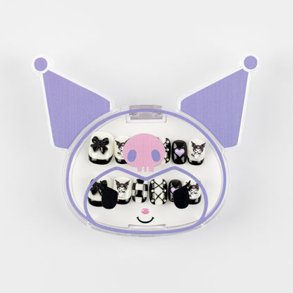 Kuromi 3D Luxury Handmade Press-On Nails