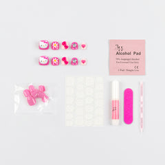 Hello Kitty Kids Luxury 3D Handmade Press-On Nails - 3H Nails