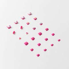 Hello Kitty Kids Luxury 3D Handmade Press-On Nails - 3H Nails