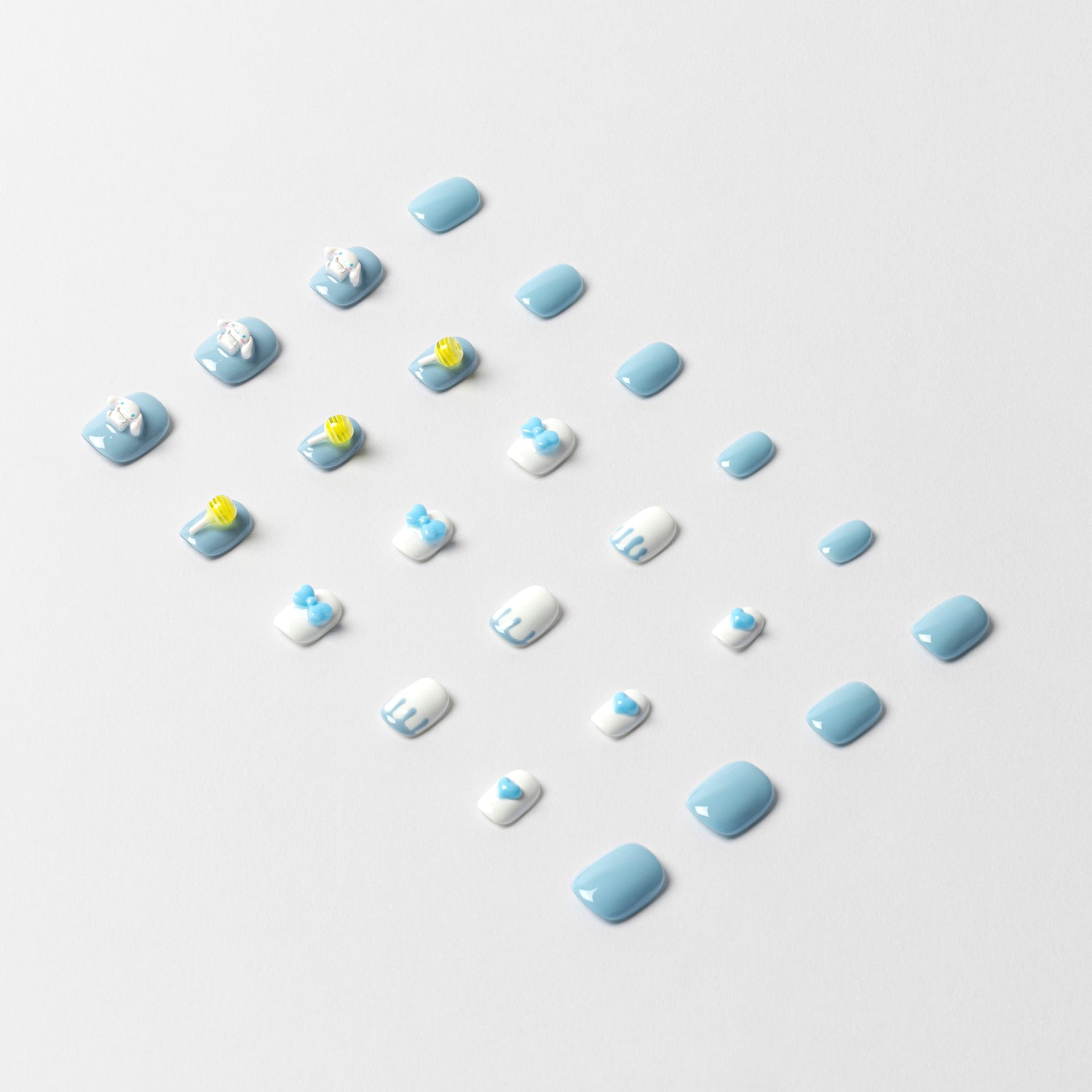 Cinnamoroll 3D Luxury Handmade Press-On Nails - 3H Nails