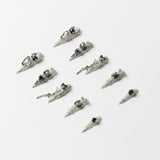 3H Luxury Handmade Press-on Nails - Chrome Dagger - 3H Nails