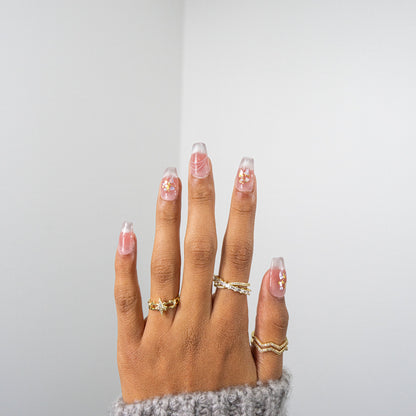 3H Luxury Handmade Press-on Nails - Rosy Glow