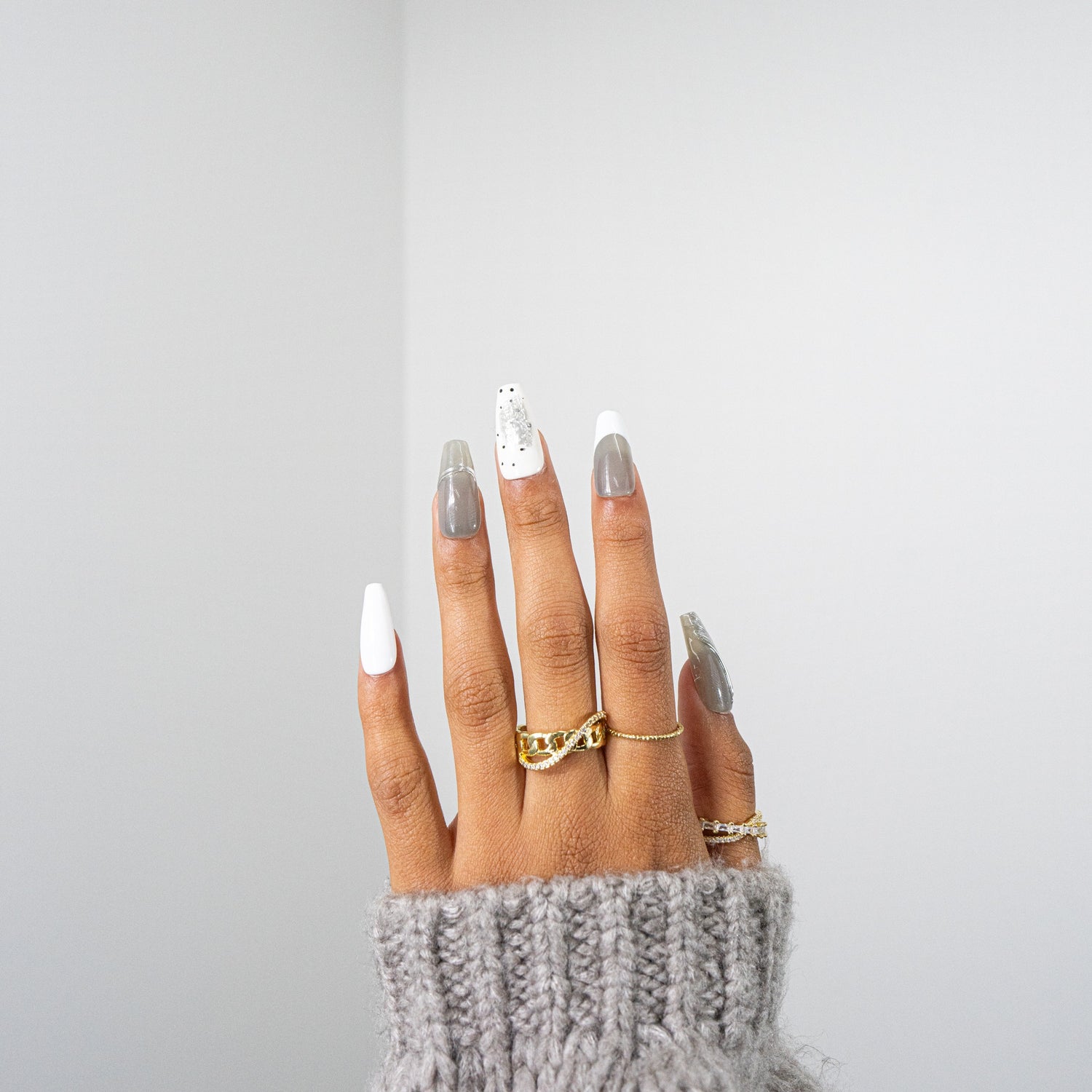 3H Luxury Handmade Press-on Nails - Modern Earth - 3H Nails