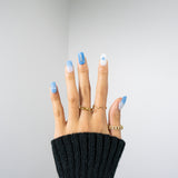 3H Luxury Handmade Press-on Nails - Azure Affection - 3H Nails