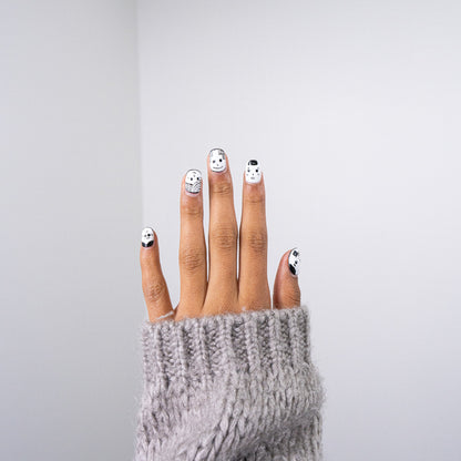 3H Luxury Handmade Press-on Nails - Expressive Faces