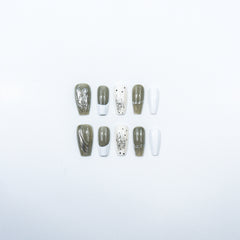 3H Luxury Handmade Press-on Nails - Modern Earth - 3H Nails