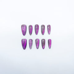 3H Luxury Handmade Press-on Nails - Lucid Twilight - 3H Nails