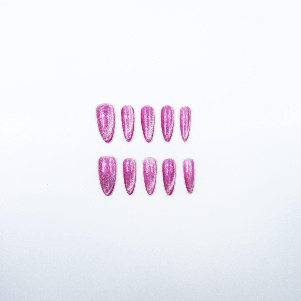 Lucid Rose- luxury hand made press on nails