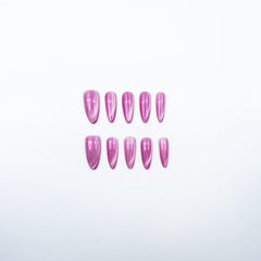 3H Luxury Handmade Press-on Nails - Lucid Rose - 3H Nails