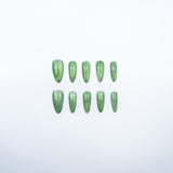 3H Luxury Handmade Press-on Nails - Lucid Jade - 3H Nails