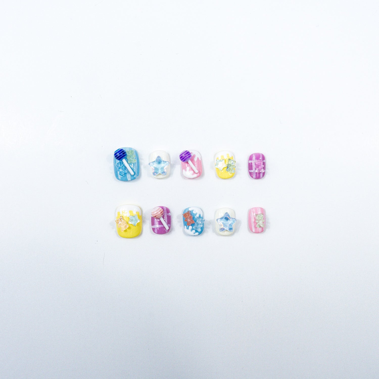 3H Luxury Handmade Press-on Nails - Candy Coat - 3H Nails