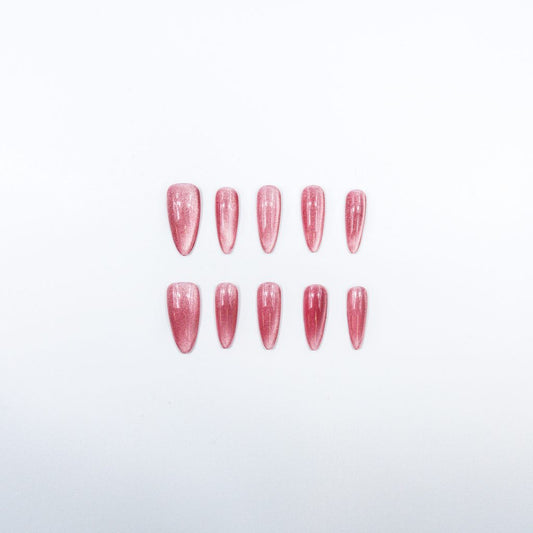 3H Luxury Handmade Press-on Nails - Lucid Crimson