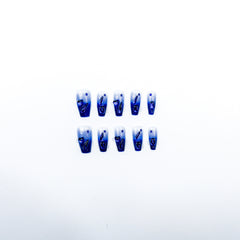 3H Luxury Handmade Press-on Nails - Midnight Mystique - 3H Nails