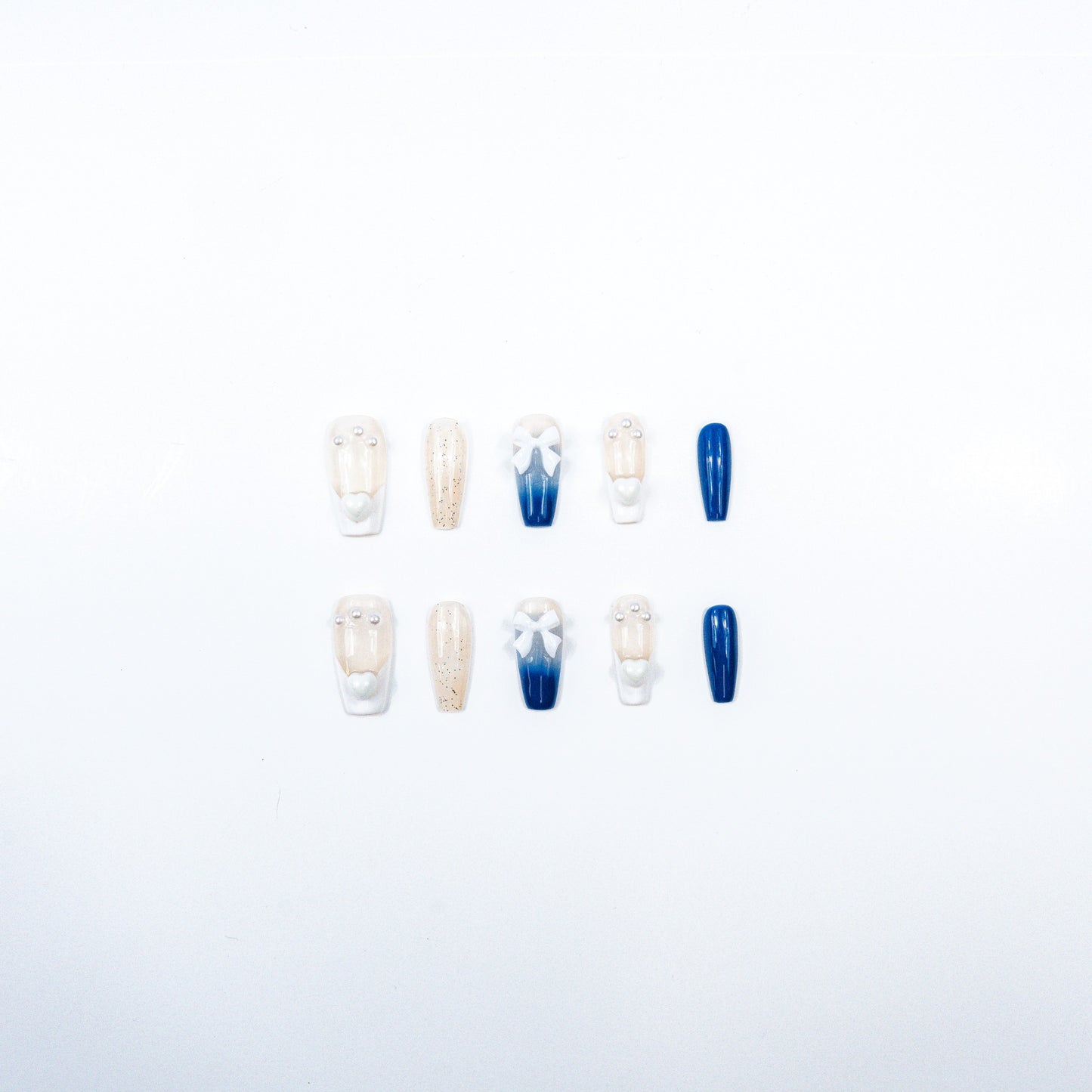 Winter Wonderland Bliss- Premium Handmade Press On Nails