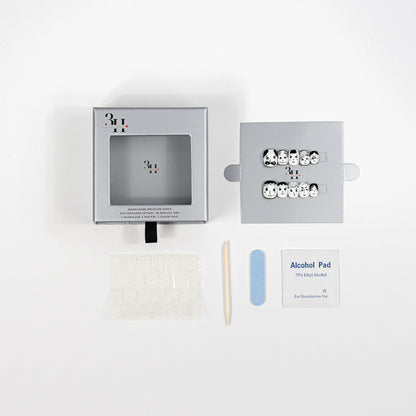 3H Luxury Handmade Press-on Nails - Expressive Faces