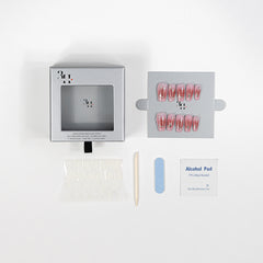 3H Luxury Handmade Press-on Nails - Pink Gem Precision Nails - 3H Nails