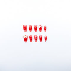 3H Luxury Handmade Press-on Nails - Rouge Bowtique Nails - 3H Nails