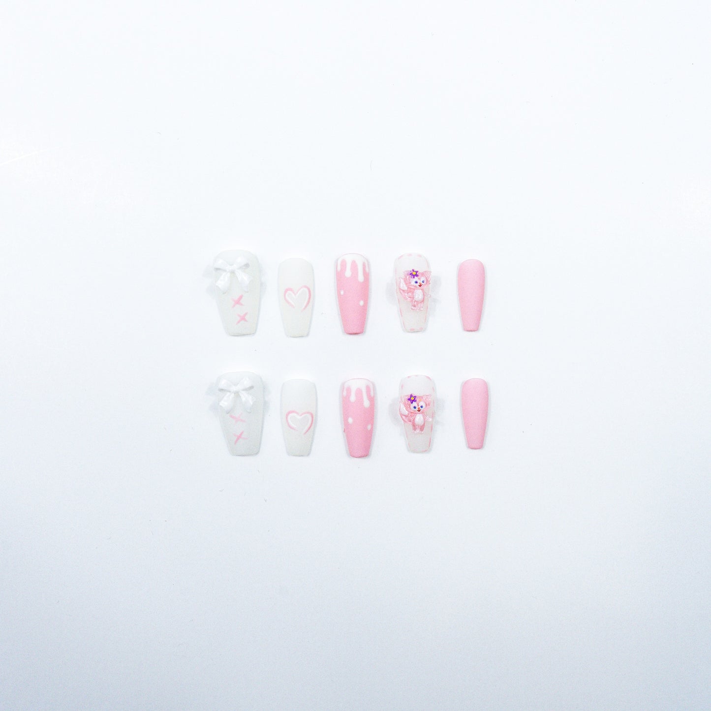 Sweetheart Swirls Nails