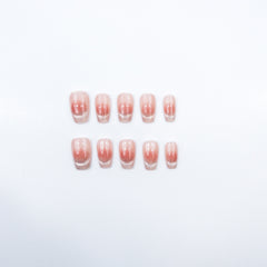 3H Luxury Handmade Press-on Nails - Classic Ombre Elegance - 3H Nails